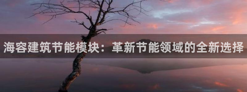 e尊国际是个黑网：海容建筑节能模块：革新节能领域的全新选择