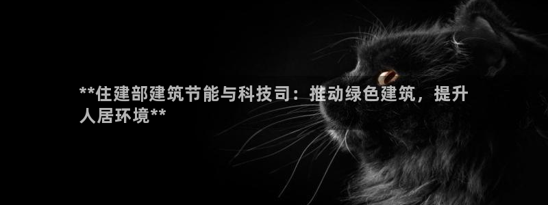 e尊国际平台：**住建部建筑节能与科技司：推动绿色建筑，提升
人居环境**
