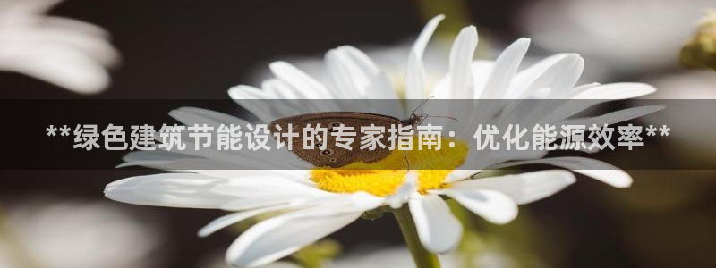 e尊国际娱乐官网下载：**绿色建筑节能设计的专家指南：优化能源效率**
