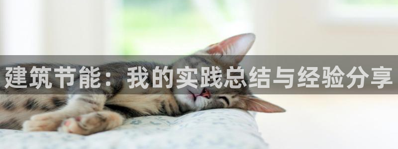 e尊国际app：建筑节能：我的实践总结与经验分享
