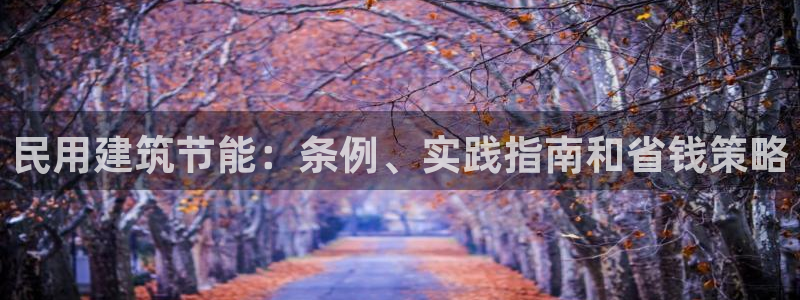 e尊国际官网·网址：民用建筑节能：条例、实践指南和省钱策略