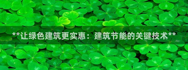 e尊国际可靠吗：**让绿色建筑更实惠：建筑节能的关键技术**