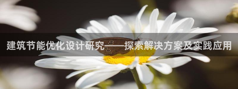 E尊国际网站：建筑节能优化设计研究——探索解决方案及实践应用